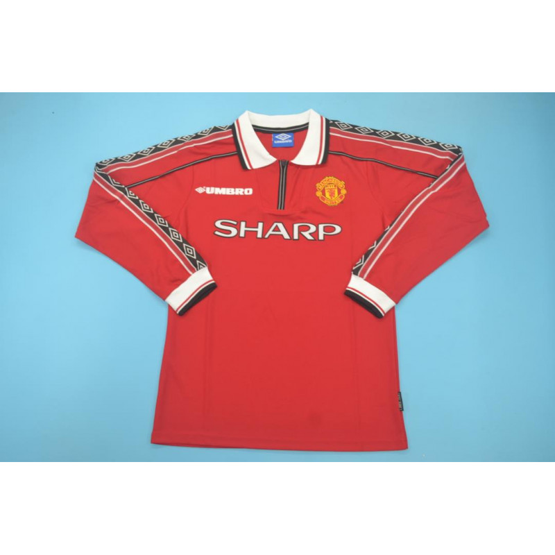 Manchester United Retro Manga Larga Local 98-00 Manchester United Retro Manga Larga Local 98-00