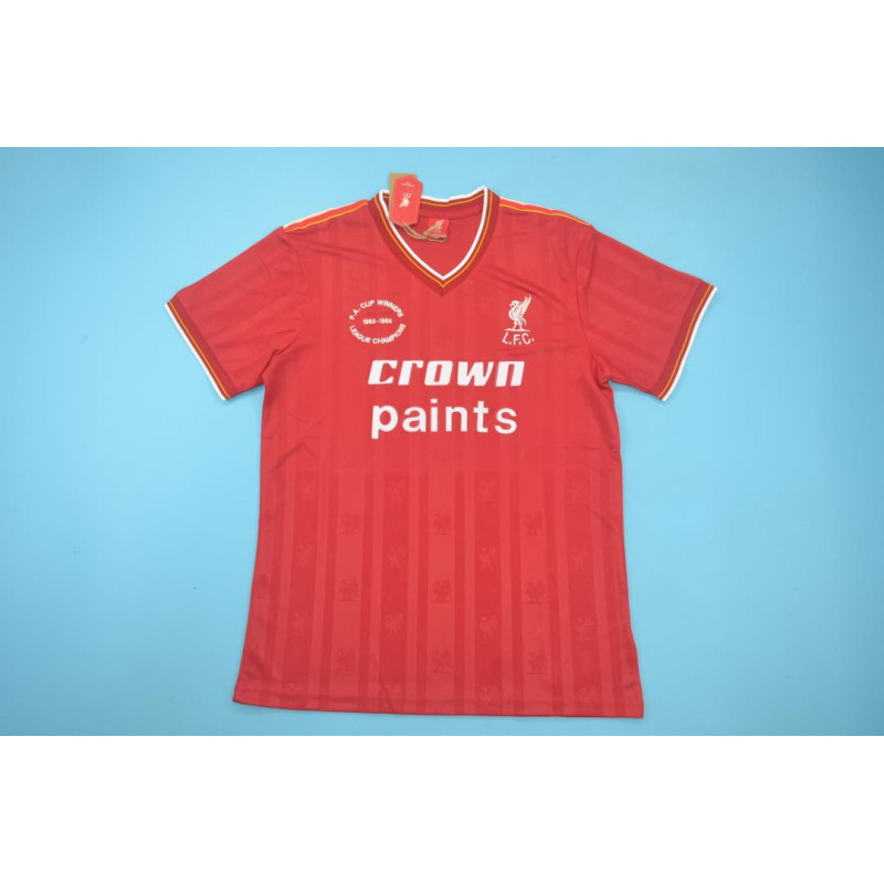 Liverpool Retro Doble Ganadores Local 85-86 Liverpool Retro Doble Ganadores Local 85-86