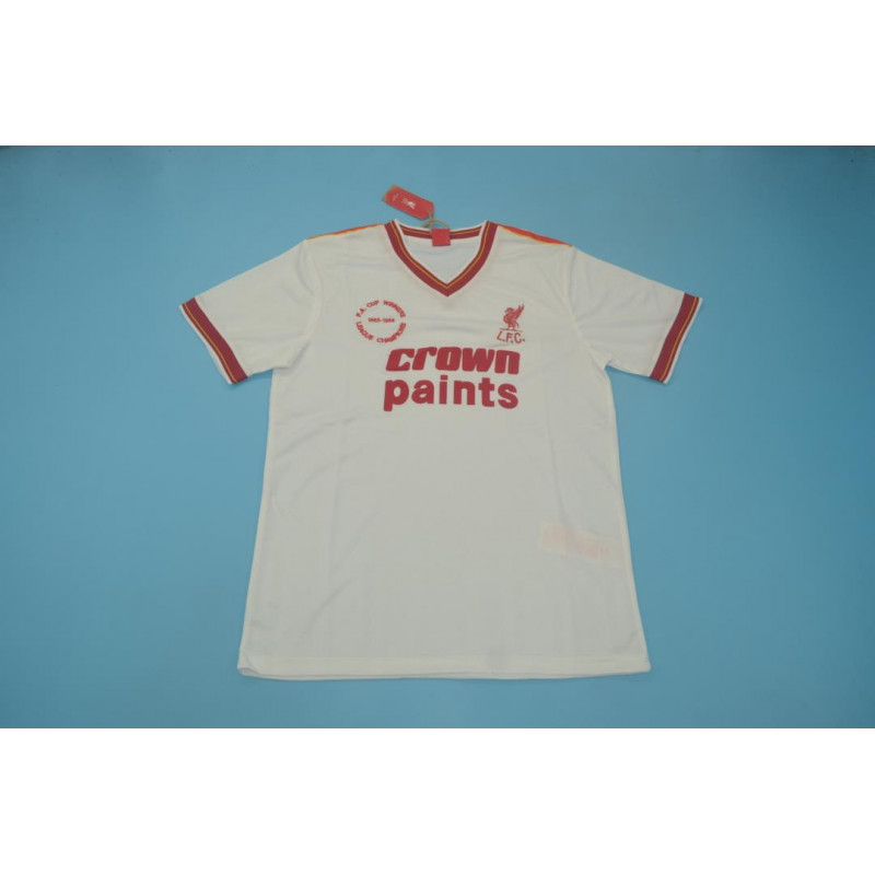 Liverpool Retro Doble Ganadores Visitante 85-86 Liverpool Retro Doble Ganadores Visitante 85-86