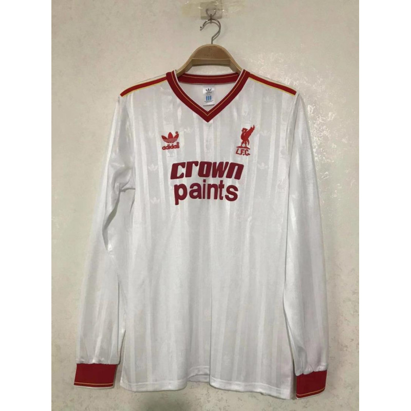 Liverpool Retro Doble Ganadores Manga Larga Visitante 85-86 Liverpool Retro Doble Ganadores Manga Larga Visitante 85-86