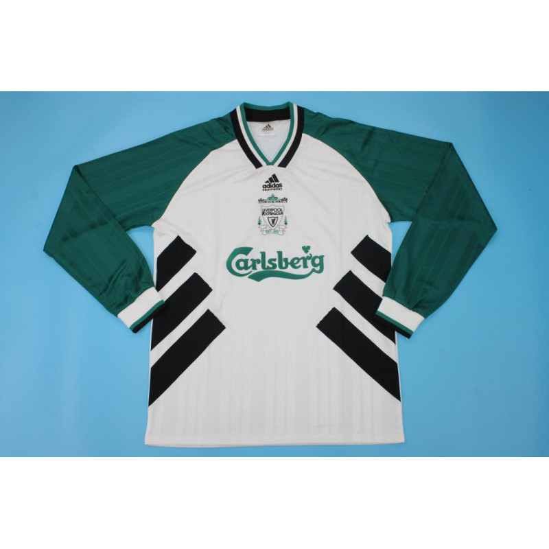 Liverpool Retro Manga Larga Visitante 93-95 Liverpool Retro Manga Larga Visitante 93-95