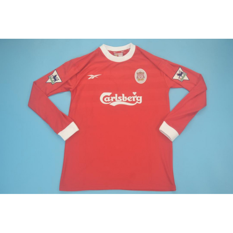 Liverpool Retro Manga Larga Local 98-00 Liverpool Retro Manga Larga Local 98-00