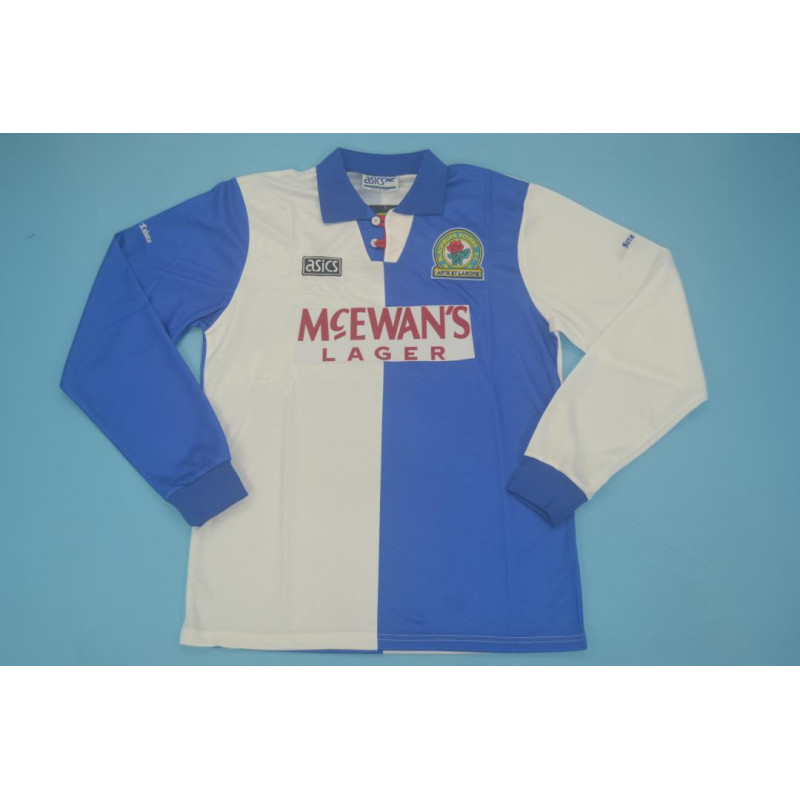 Blackburn Retro Manga Larga Local 94-95 Blackburn Retro Manga Larga Local 94-95