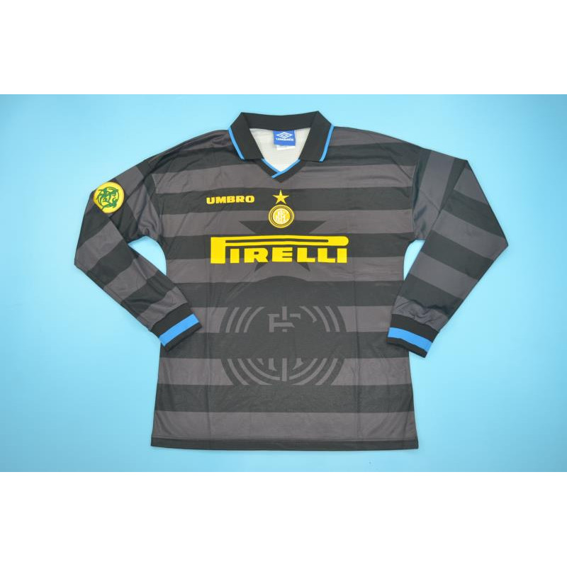 Inter de Milan Retro Manga Larga Version UEFA Tercera 97-98 Inter de Milan Retro Manga Larga Version UEFA Tercera 97-98