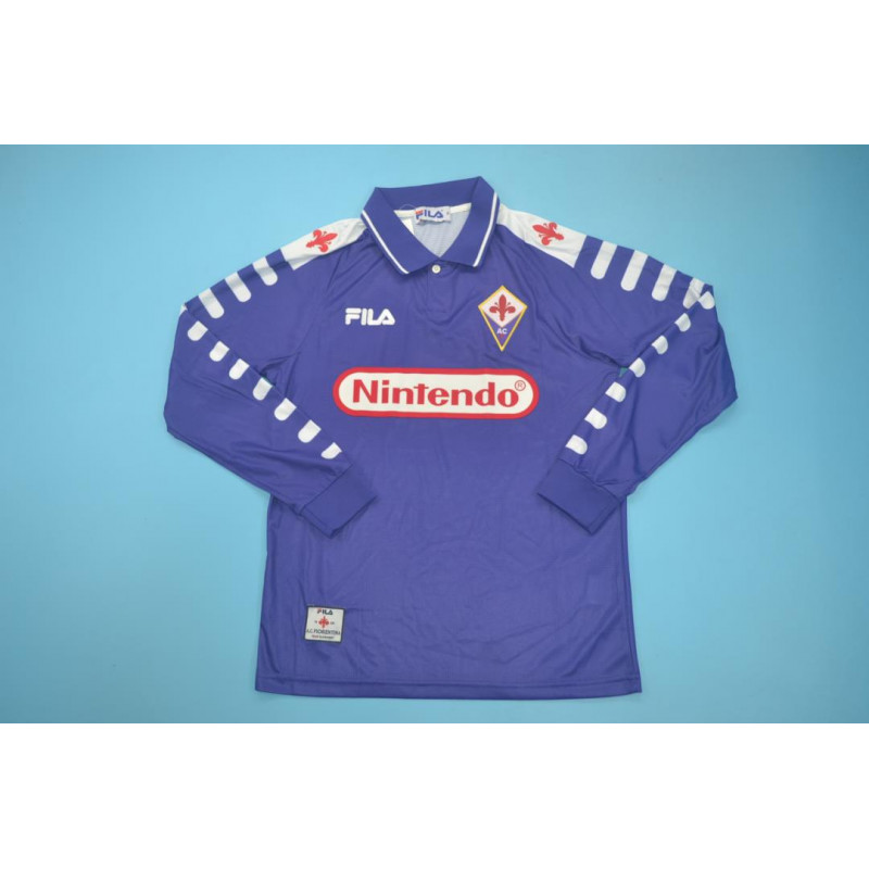 Fiorentina Retro Manga Larga Local 98-99 Fiorentina Retro Manga Larga Local 98-99