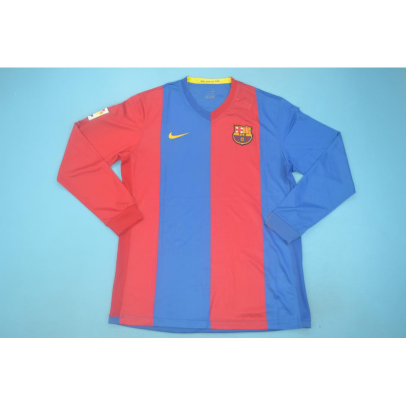 Barcelona Retro Sin Sponsor Manga Larga Local 06-07 Barcelona Retro Sin Sponsor Manga Larga Local 06-07