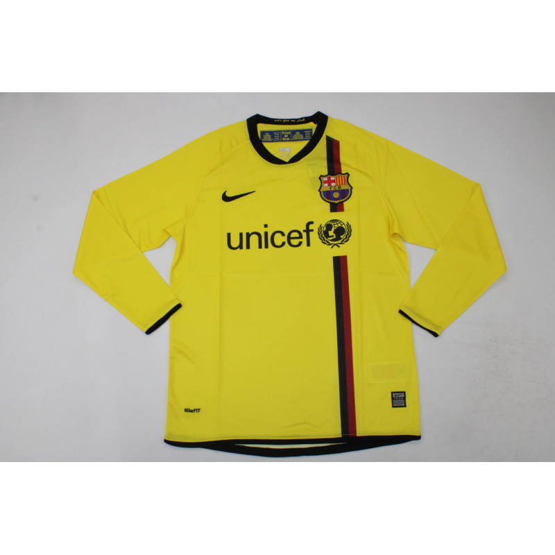Barcelona Retro Manga Larga Visitante 08-09 Barcelona Retro Manga Larga Visitante 08-09