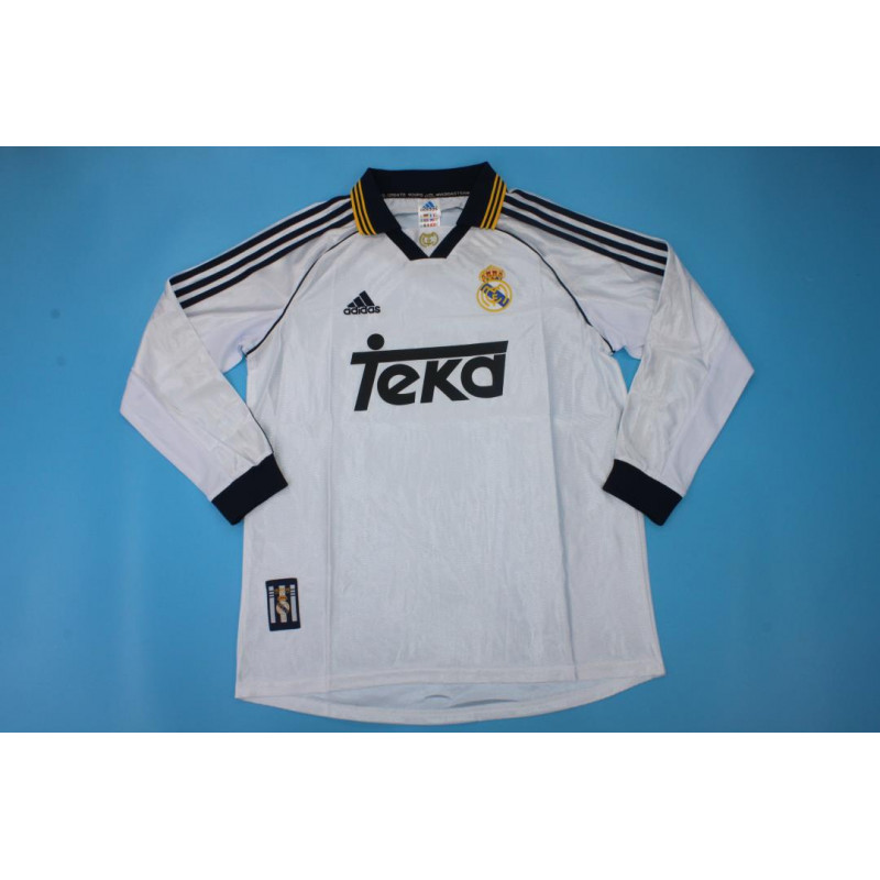 Real Madrid Retro Manga Larga Local 98-00 Real Madrid Retro Manga Larga Local 98-00
