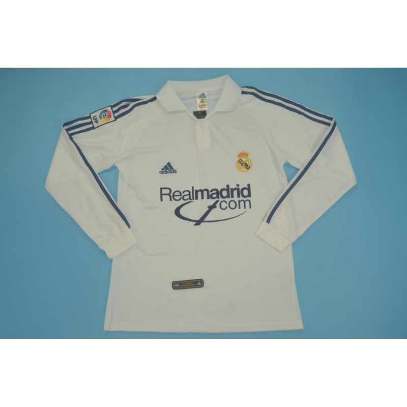 Real Madrid Retro Manga Larga Local 01-02 Real Madrid Retro Manga Larga Local 01-02