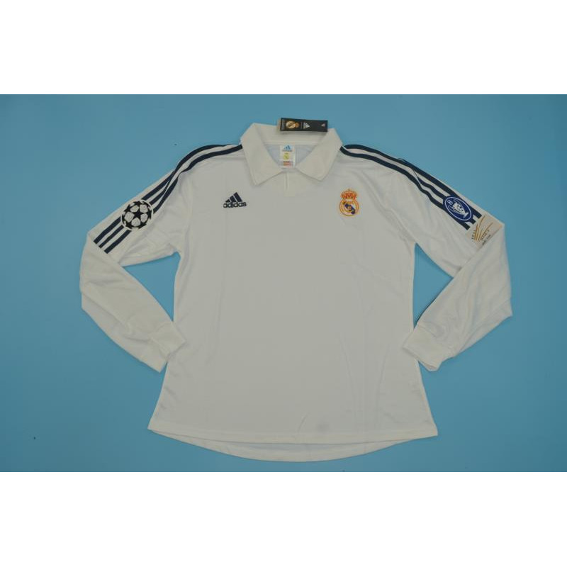 Real Madrid Retro Manga Larga UCL Final 2002 Real Madrid Retro Manga Larga UCL Final 2002