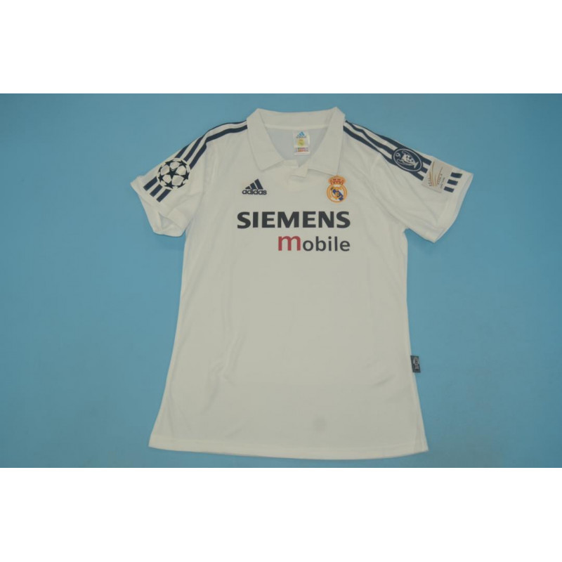 Real Madrid Retro UCL Local 02-03 Real Madrid Retro UCL Local 02-03