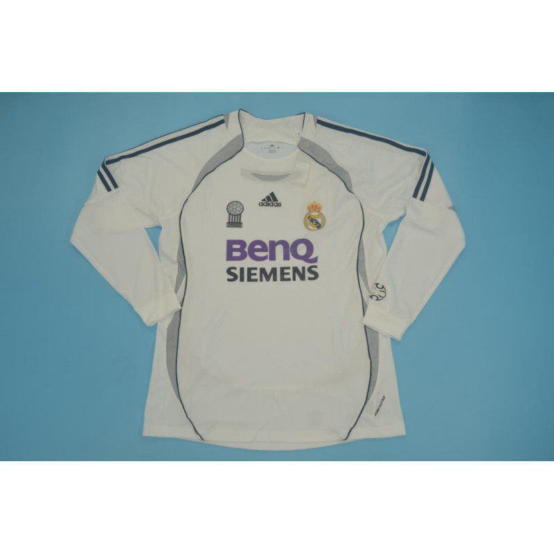 Real Madrid Retro Manga Larga Local 06-07 Real Madrid Retro Manga Larga Local 06-07