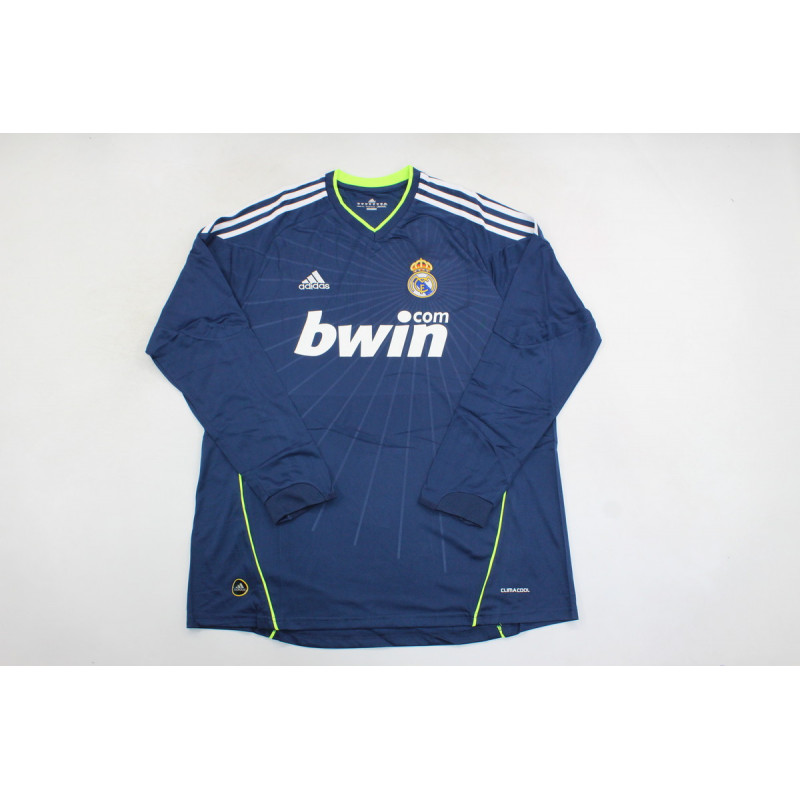 Real Madrid Retro Manga Larga Visitante 10-11 Real Madrid Retro Manga Larga Visitante 10-11