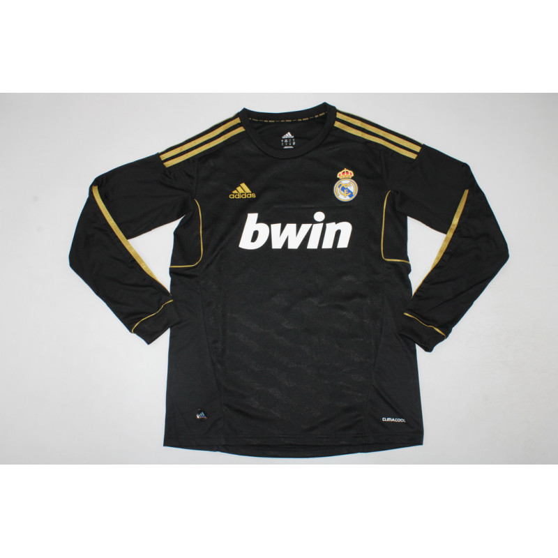 Real Madrid Retro Manga Larga Visitante 11-12 Real Madrid Retro Manga Larga Visitante 11-12