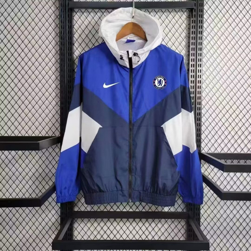 Chelsea Cortavientos Azul Blanco Chelsea Cortavientos Azul Blanco