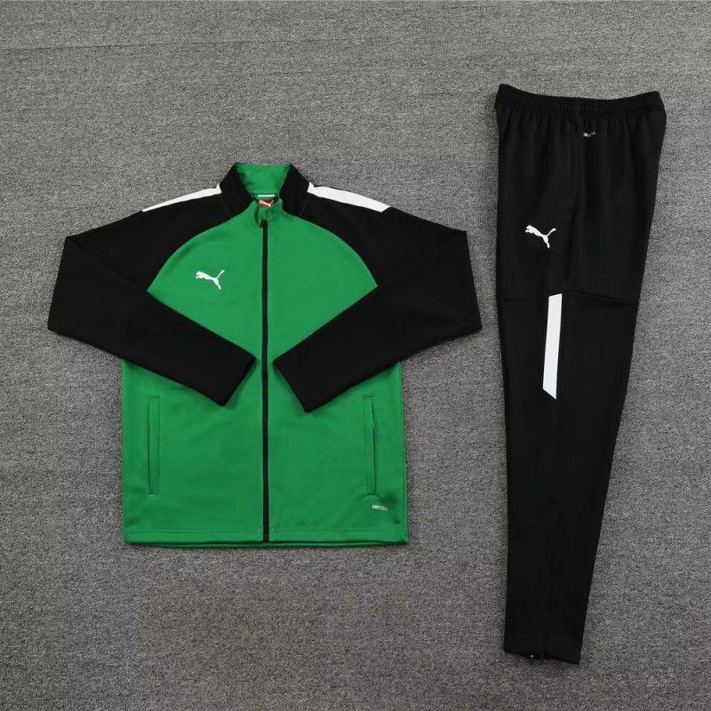 Chandal Puma Verde Negro Chandal Puma Verde Negro