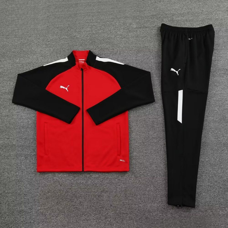 Chandal Puma Rojo Negro Chandal Puma Rojo Negro
