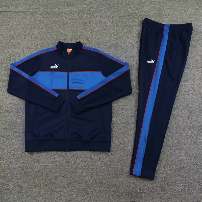 Chandal Puma Azul Lineas Rojo Chandal Puma Azul Lineas Rojo