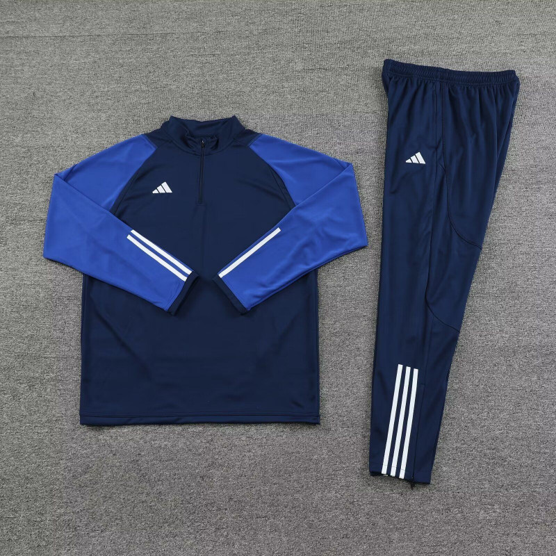 Chandal Entrenamiento Adidas Azul Oscuro Mangas Azules Chandal Entrenamiento Adidas Azul Oscuro Mangas Azules