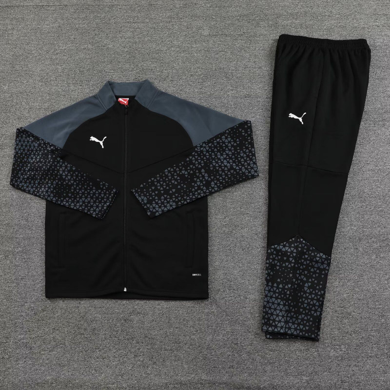Chandal Puma Gris Negro 2 Chandal Puma Gris Negro 2