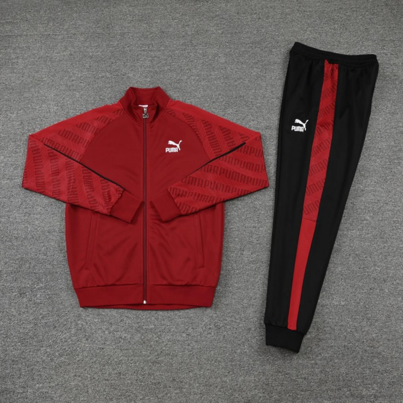 Chandal Puma Rojo Mangas con Letras Chandal Puma Rojo Mangas con Letras