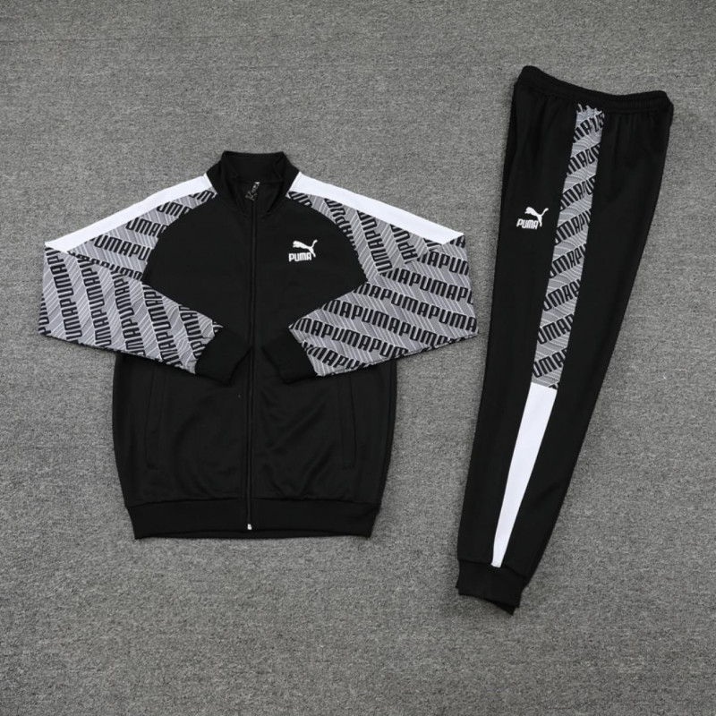 Chandal Puma Negro Mangas con Letras Chandal Puma Negro Mangas con Letras