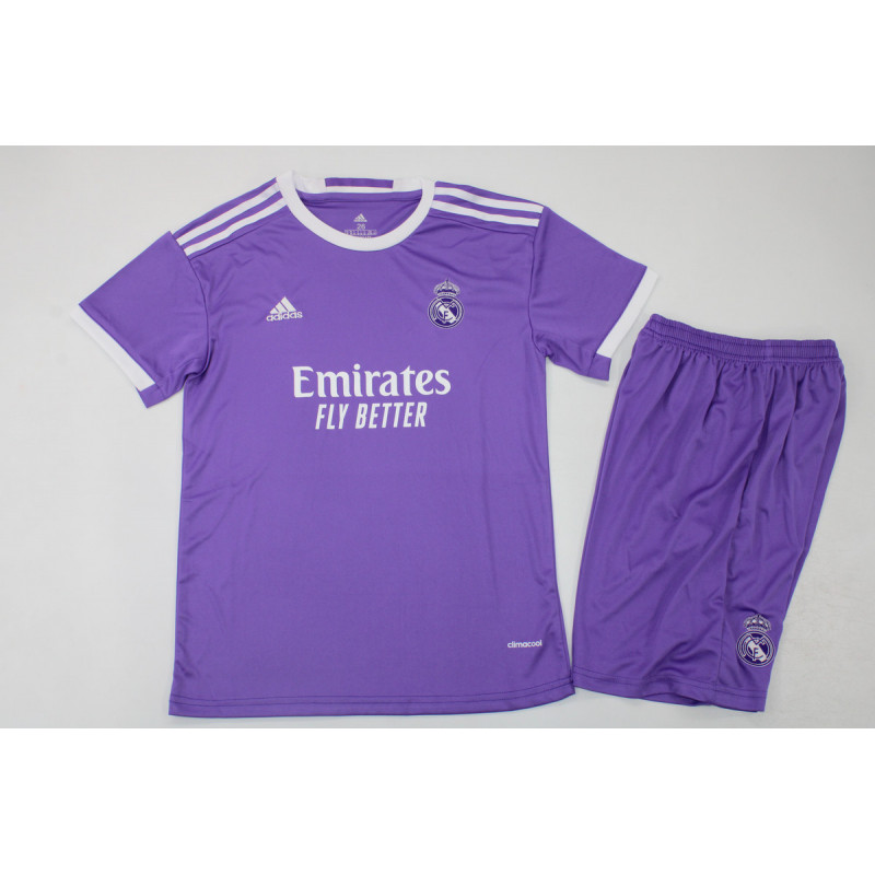 Real Madrid Retro KIT NIÑO Visitante 16-17 Real Madrid Retro KIT NIÑO Visitante 16-17