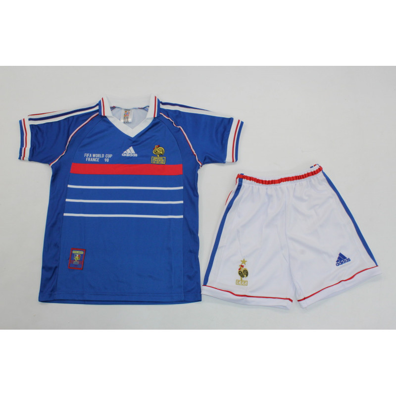 Francia Retro KIT NIÑO Local 1998 Francia Retro KIT NIÑO Local 1998