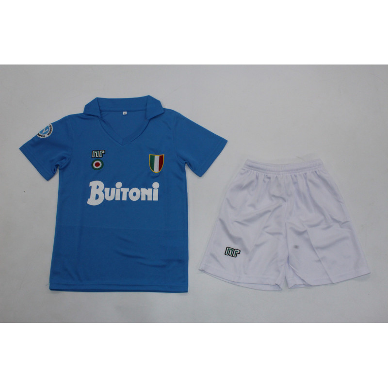 Napoles Retro KIT NIÑO Local 87-88 Napoles Retro KIT NIÑO Local 87-88