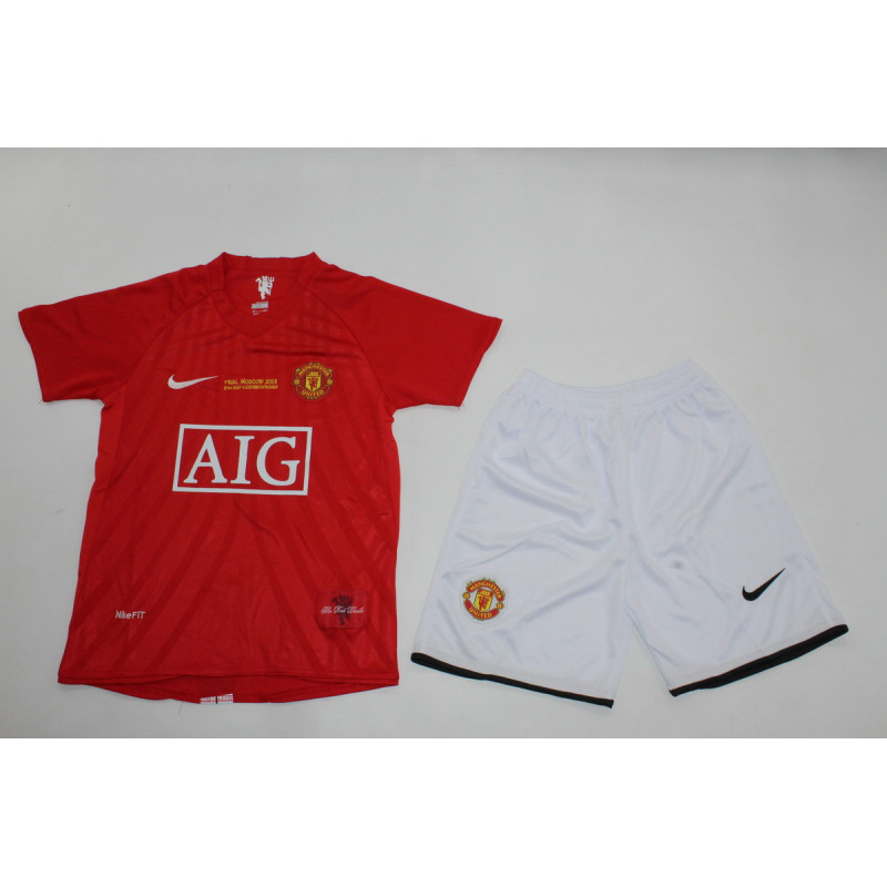 Manchester United Retro KIT NIÑO Final UCL 2008 Manchester United Retro KIT NIÑO Final UCL 2008
