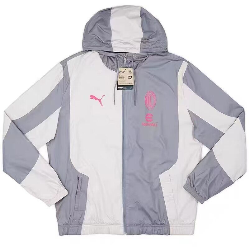 Milan Cortavientos Gris Blanco Milan Cortavientos Gris Blanco