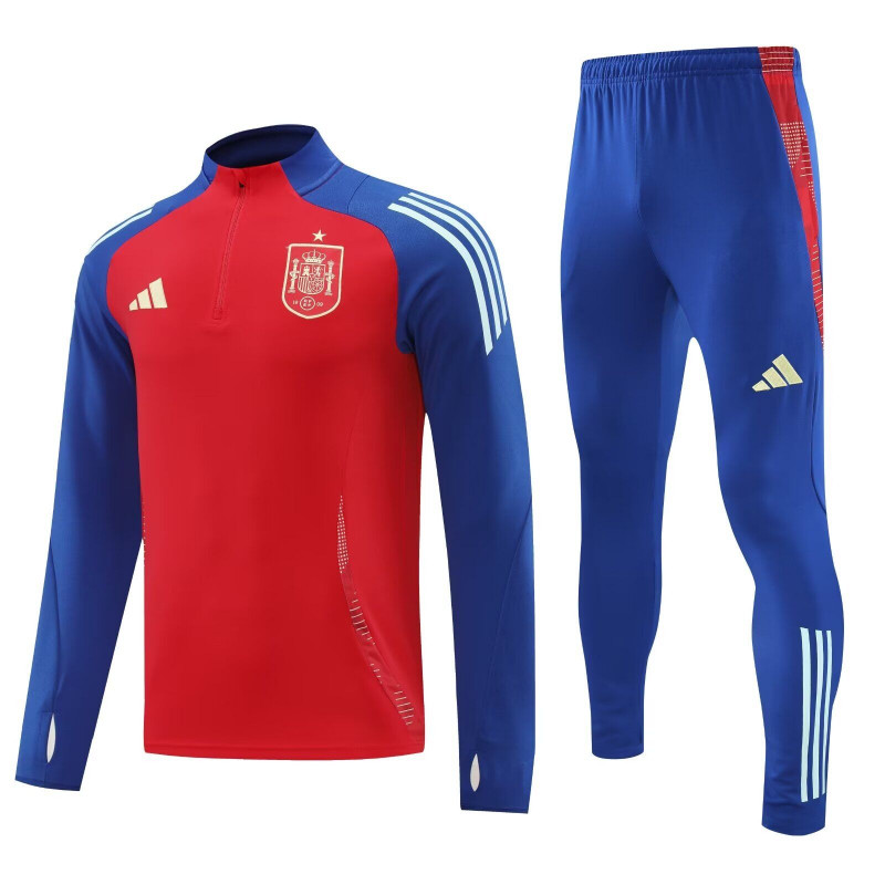España Chandal Entrenamiento Rojo Azul 2024 España Chandal Entrenamiento Rojo Azul 2024
