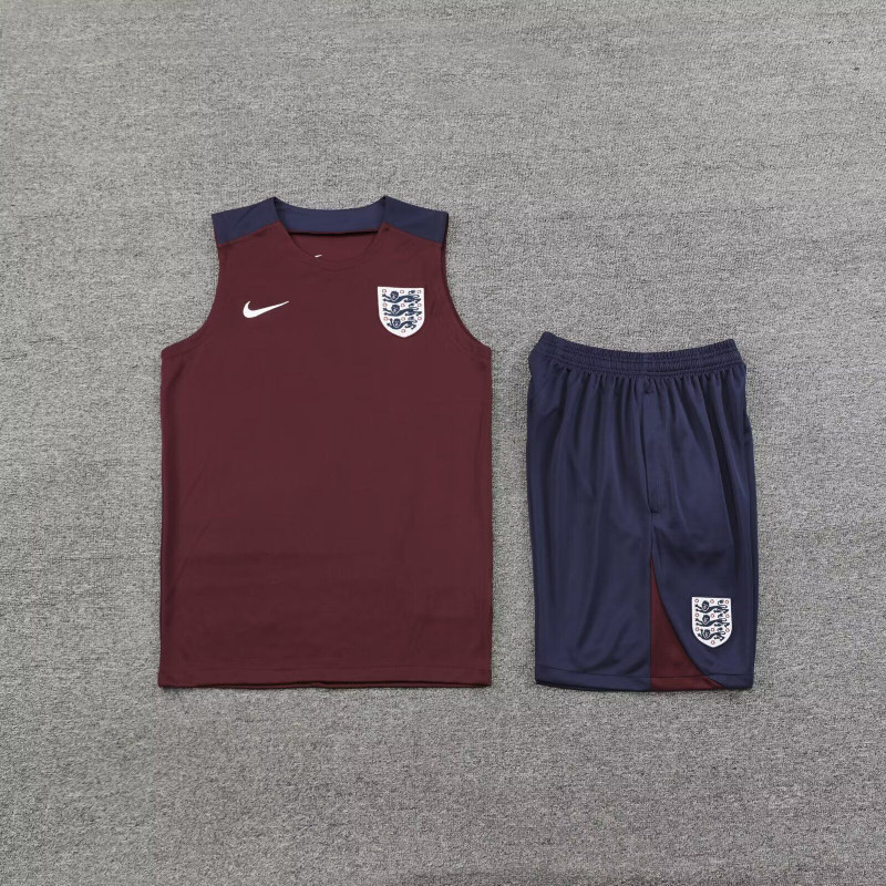 Kit Entrenamiento Inglaterra Sin Mangas 2024 Kit Entrenamiento Inglaterra Sin Mangas 2024