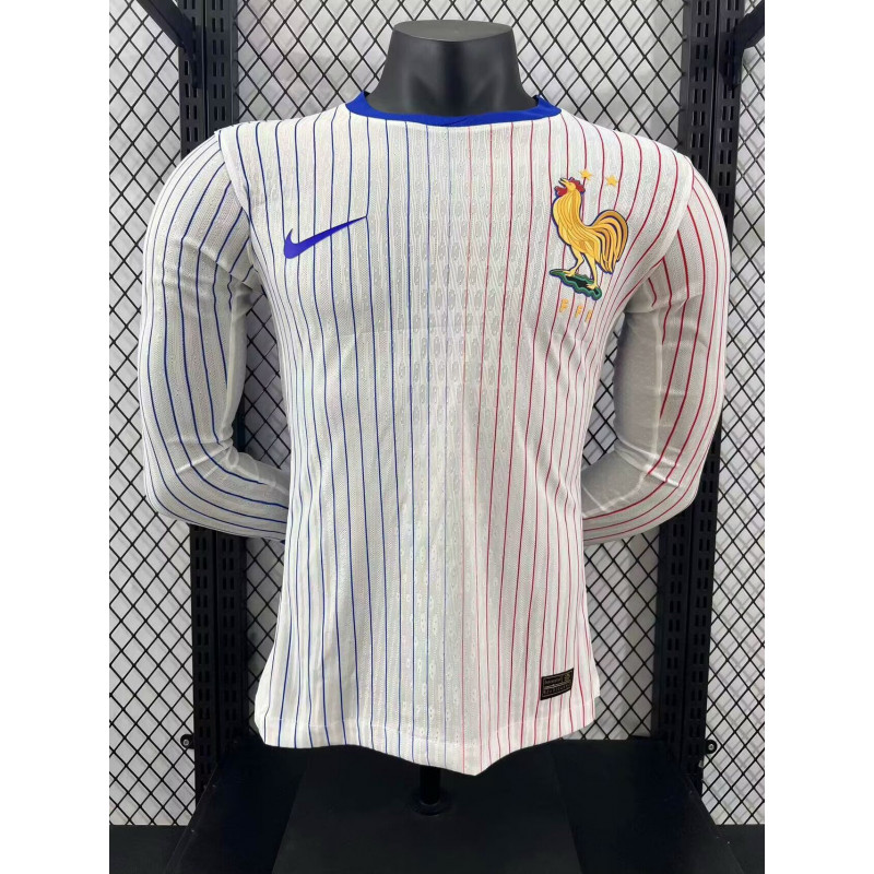 Francia Player Version Manga Larga Visitante 2024 Francia Player Version Manga Larga Visitante 2024