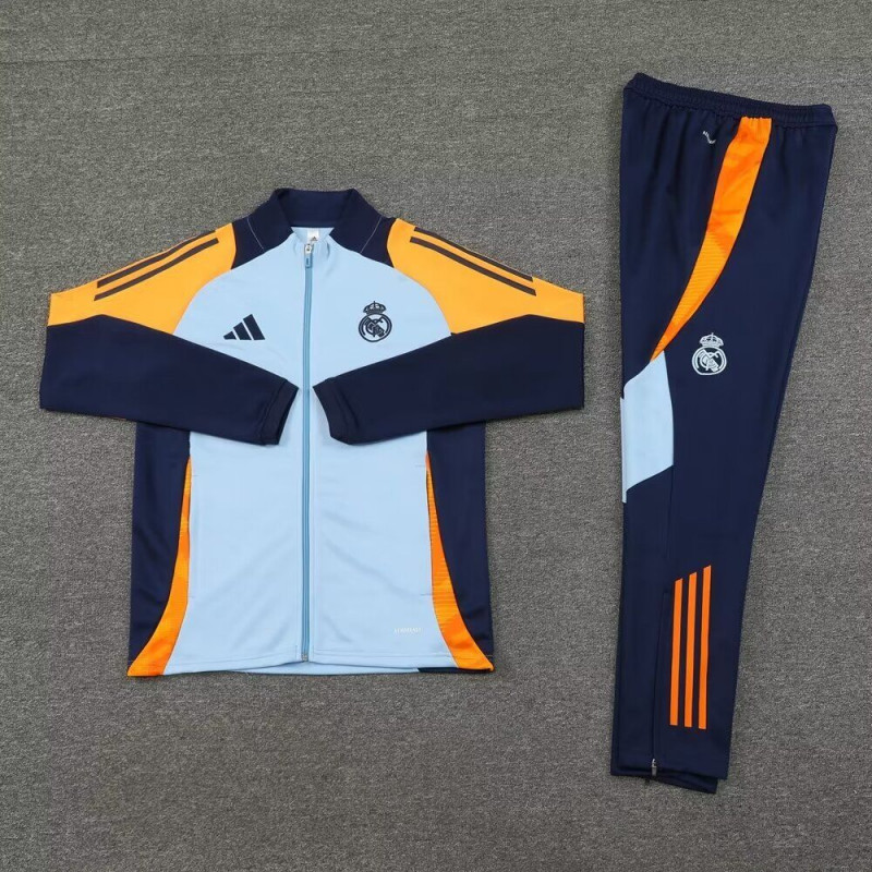 Real Madrid Chandal Azul Claro Amarillo 24-25 Real Madrid Chandal Azul Claro Amarillo 24-25
