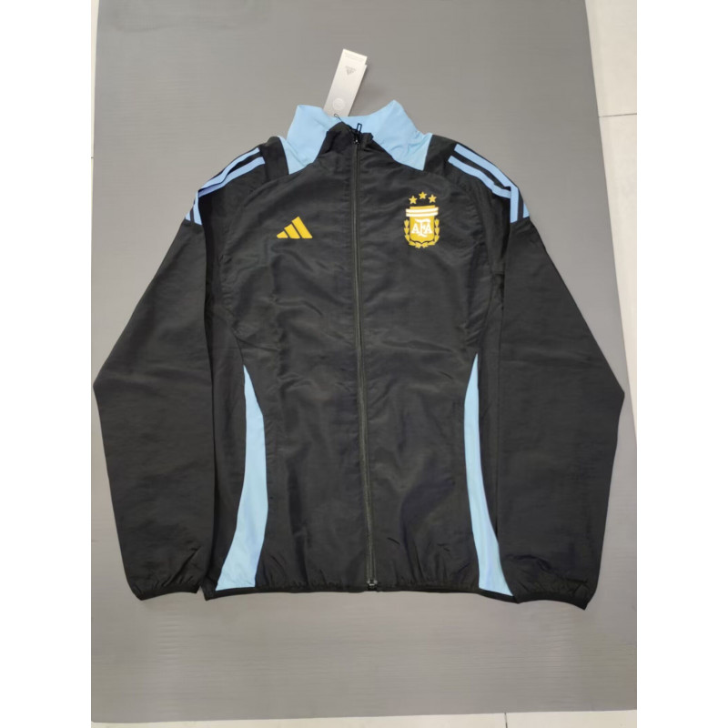 Argentina Cortavientos Negro Azul Argentina Cortavientos Negro Azul