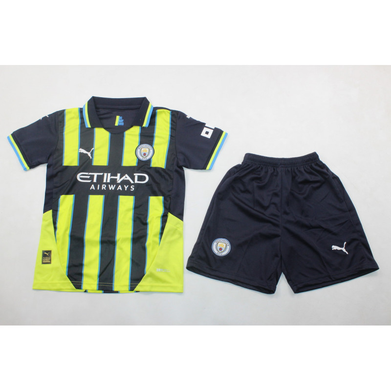 Manchester City KIT NIÑO Visitante 24-25 Manchester City KIT NIÑO Visitante 24-25
