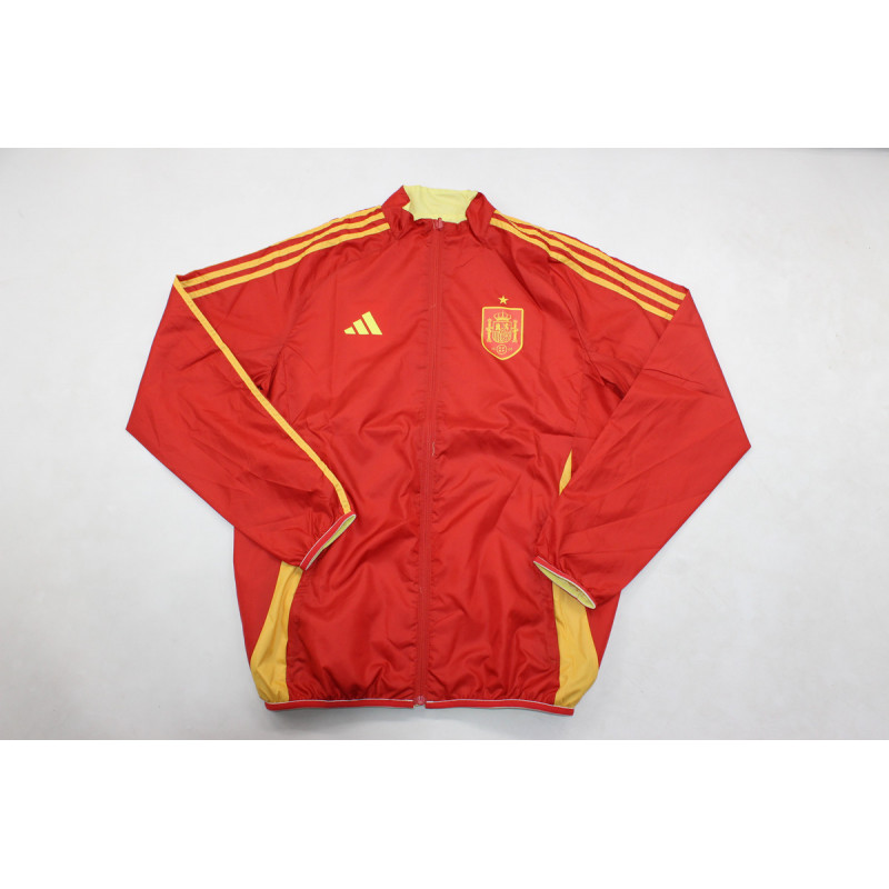España Cortavientos Reversible Rojo Amarillo España Cortavientos Reversible Rojo Amarillo