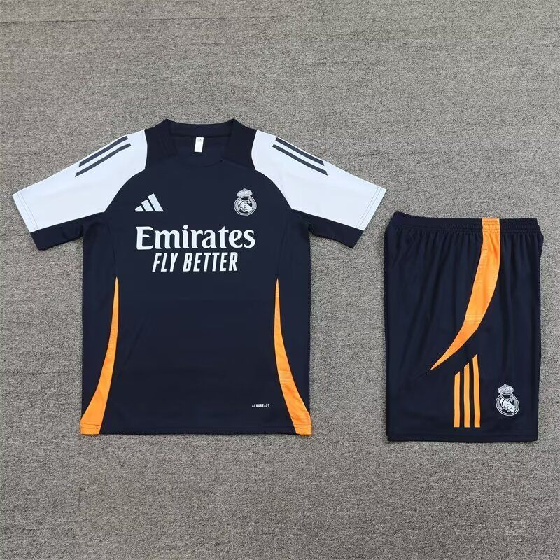 Kit Entrenamiento Real Madrid Azul Oscuro 24-25 Kit Entrenamiento Real Madrid Azul Oscuro 24-25