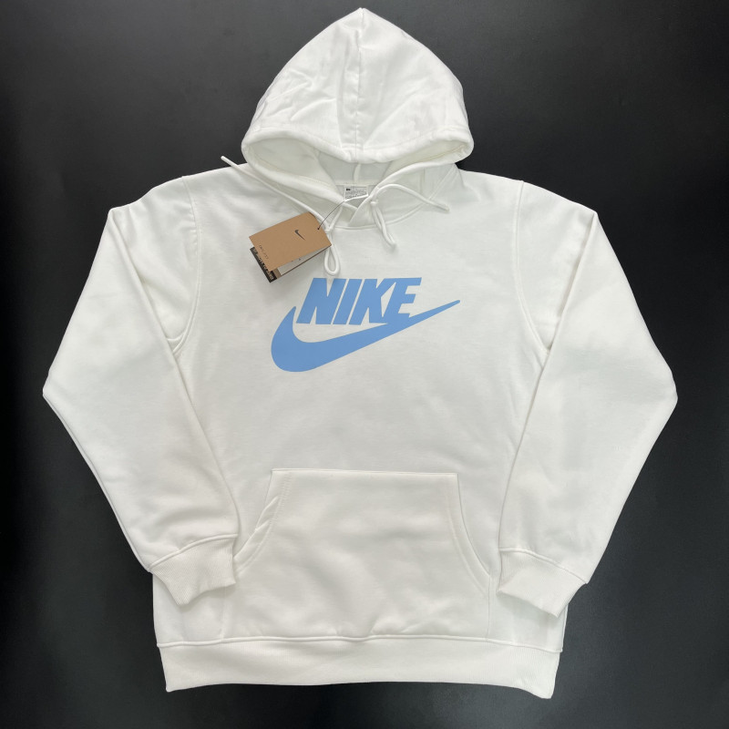 Sudadera blanca NK logo azul Sudadera blanca NK logo azul