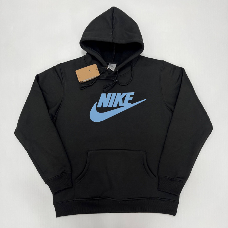Sudadera negra NK logo azul Sudadera negra NK logo azul