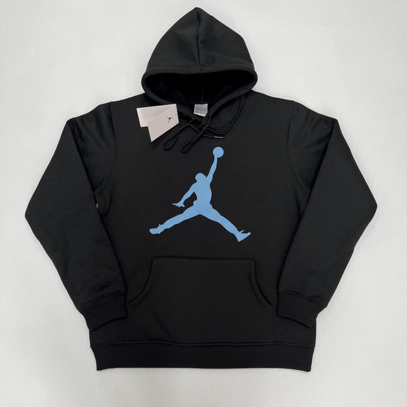 Sudadera negra AJ logo azul Sudadera negra AJ logo azul