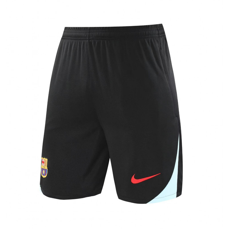 Barcelona Pantalon Corto Entrenamiento Negro Azul 24-25 Barcelona Pantalon Corto Entrenamiento Negro Azul 24-25
