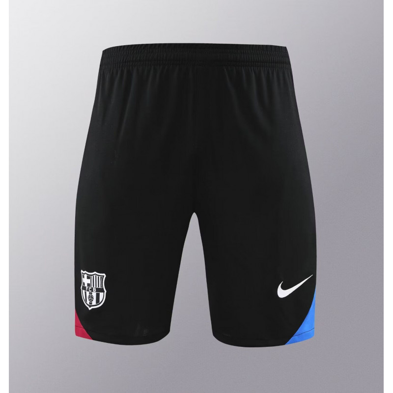 Barcelona Pantalon Corto Entrenamiento Negro Rojo Azul Barcelona Pantalon Corto Entrenamiento Negro Rojo Azul