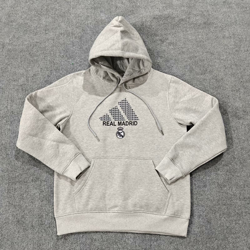 Real Madrid Sudadera Gris Real Madrid Sudadera Gris