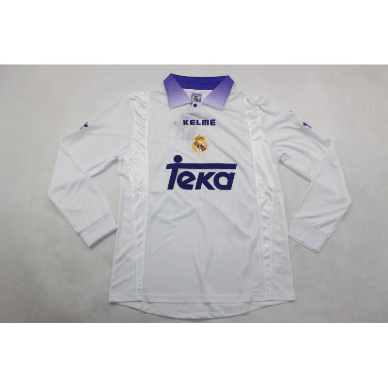 Real Madrid Retro Manga Larga Local 97-98 Real Madrid Retro Manga Larga Local 97-98