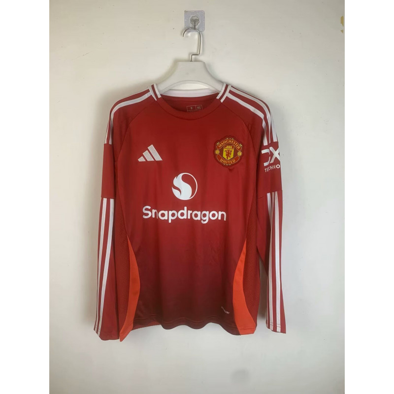Manchester United Manga Larga Local 24-25 Manchester United Manga Larga Local 24-25