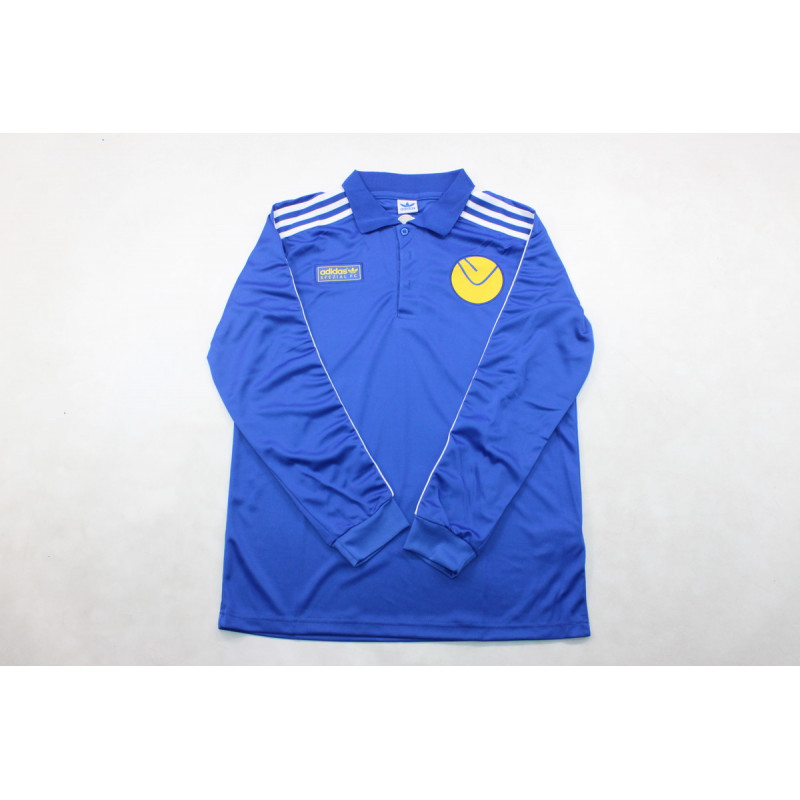 Leeds United Manga Larga Estilo Retro Leeds United Manga Larga Estilo Retro