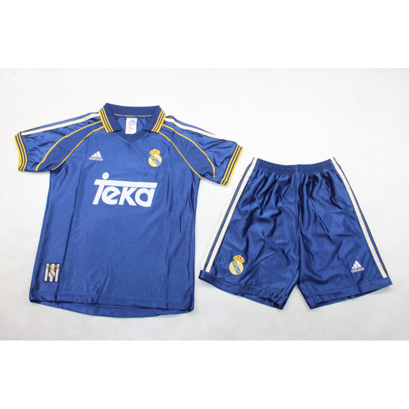 Real Madrid Retro KIT NIÑO Visitante 98-99 Real Madrid Retro KIT NIÑO Visitante 98-99
