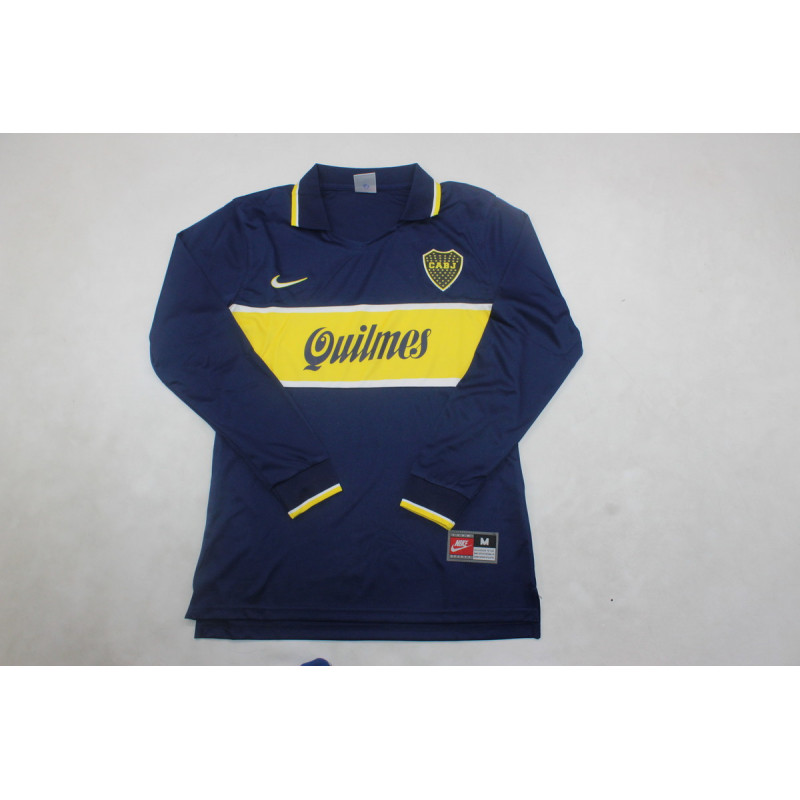 Boca Juniors Retro Manga Larga Local 96-97 Boca Juniors Retro Manga Larga Local 96-97